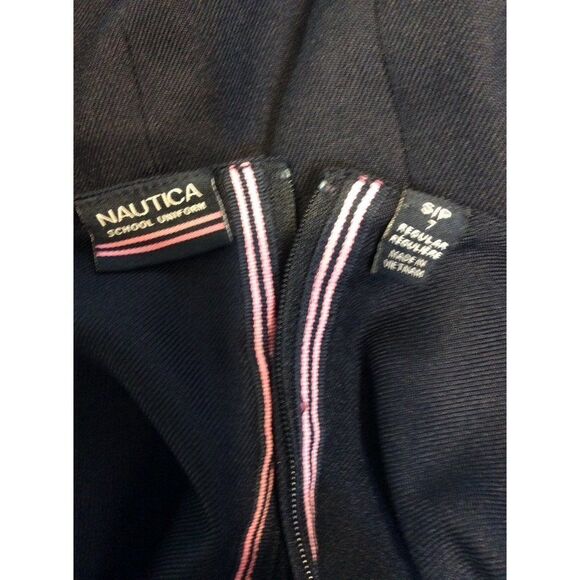 NAUTICA Sleeveless Dress  7 Regular Navy   Polyester - Picture 3 of 3